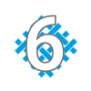 6 kleuren gebreid